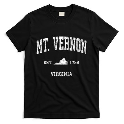 Mt. Vernon Virginia Va Vintage Athletic Sports T-Shirt