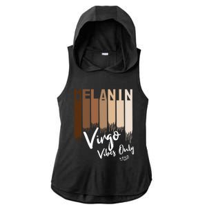 Melanin Virgo Vibes Only Zodiac Sign For Black Gift Ladies PosiCharge Tri-Blend Wicking Draft Hoodie Tank