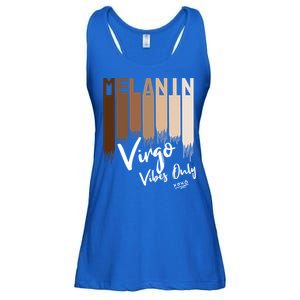 Melanin Virgo Vibes Only Zodiac Sign For Black Gift Ladies Essential Flowy Tank