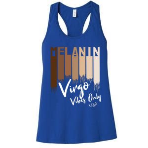 Melanin Virgo Vibes Only Zodiac Sign For Black Gift Women's Racerback Tank