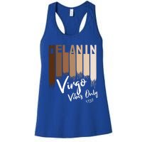 Melanin Virgo Vibes Only Zodiac Sign For Black Gift Women's Racerback Tank