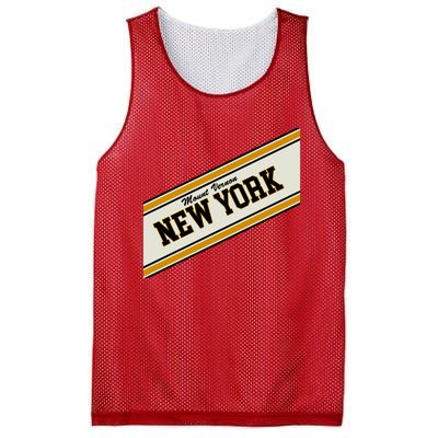 Mount Vernon Varsity Logo Mesh Reversible Basketball Jersey Tank