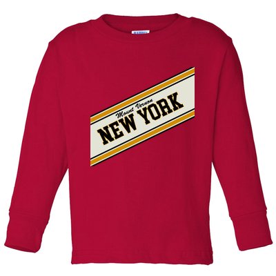 Mount Vernon Varsity Logo Toddler Long Sleeve Shirt