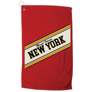 Mount Vernon Varsity Logo Platinum Collection Golf Towel