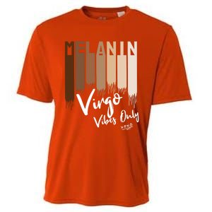 Melanin Virgo Vibes Only Zodiac Sign For Black Gift Cooling Performance Crew T-Shirt