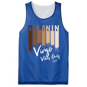 Melanin Virgo Vibes Only Zodiac Sign For Black Gift Mesh Reversible Basketball Jersey Tank