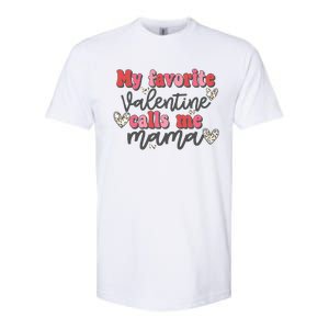 Mama Valentine Women Valentines Day Cute Valentine Softstyle CVC T-Shirt