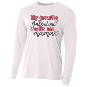 Mama Valentine Women Valentines Day Cute Valentine Cooling Performance Long Sleeve Crew