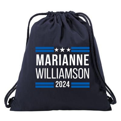Marianne Williamson 2024, Marianne For President Drawstring Bag