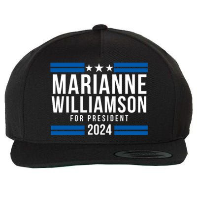 Marianne Williamson 2024, President Men Women Williamson 2024 Wool Snapback Cap