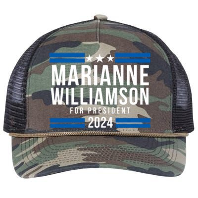 Marianne Williamson 2024, President Men Women Williamson 2024 Retro Rope Trucker Hat Cap