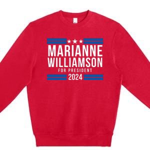 Marianne Williamson 2024, President Men Women Williamson 2024 Premium Crewneck Sweatshirt