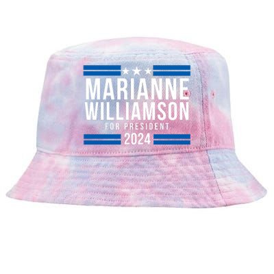 Marianne Williamson 2024, President Men Women Williamson 2024 Tie-Dyed Bucket Hat