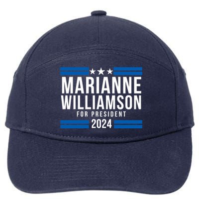 Marianne Williamson 2024, President Men Women Williamson 2024 7-Panel Snapback Hat