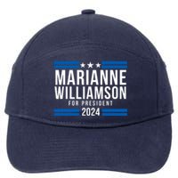 Marianne Williamson 2024, President Men Women Williamson 2024 7-Panel Snapback Hat