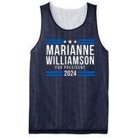 Marianne Williamson 2024, President Men Women Williamson 2024 Mesh Reversible Basketball Jersey Tank