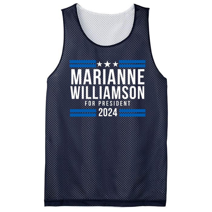 Marianne Williamson 2024, President Men Women Williamson 2024 Mesh Reversible Basketball Jersey Tank