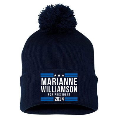 Marianne Williamson 2024, President Men Women Williamson 2024 Pom Pom 12in Knit Beanie