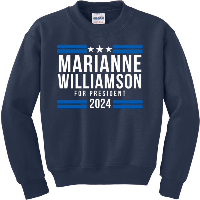 Marianne Williamson 2024, President Men Women Williamson 2024 Kids Sweatshirt