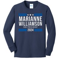 Marianne Williamson 2024, President Men Women Williamson 2024 Kids Long Sleeve Shirt