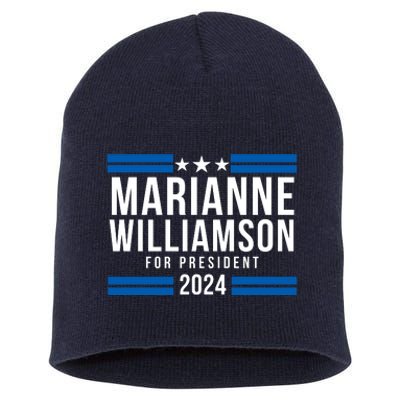 Marianne Williamson 2024, President Men Women Williamson 2024 Short Acrylic Beanie