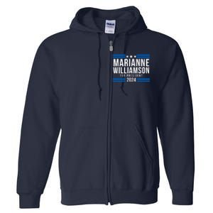 Marianne Williamson 2024, President Men Women Williamson 2024 Full Zip Hoodie