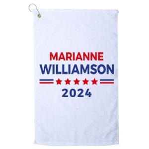 Marianne Williamson 2024 For President Election Campaign Platinum Collection Golf Towel