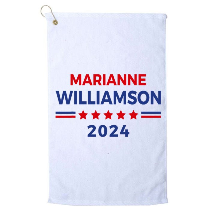 Marianne Williamson 2024 For President Election Campaign Platinum Collection Golf Towel