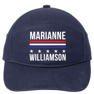 Marianne Williamson 2024 Williamson 2024 President Men Women 7-Panel Snapback Hat