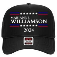 Marianne Williamson 2024 For President Election High Crown Mesh Back Trucker Hat