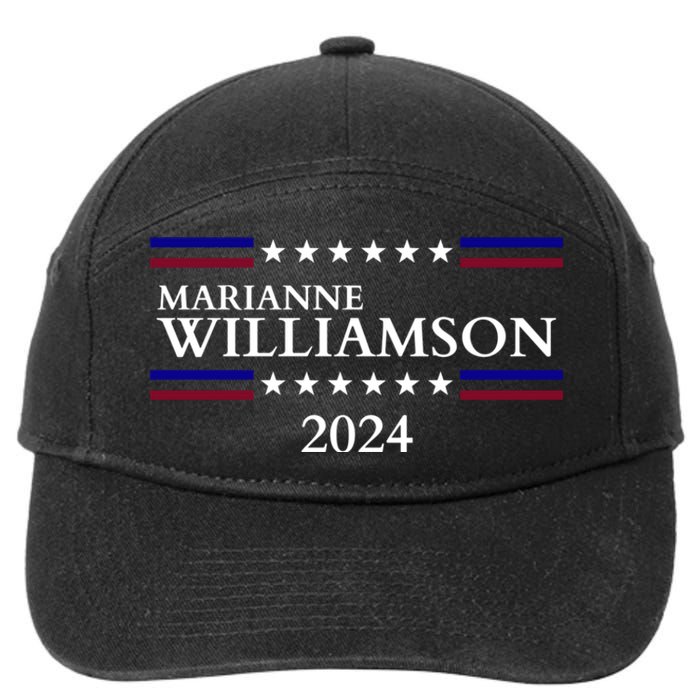 Marianne Williamson 2024 For President Election 7-Panel Snapback Hat