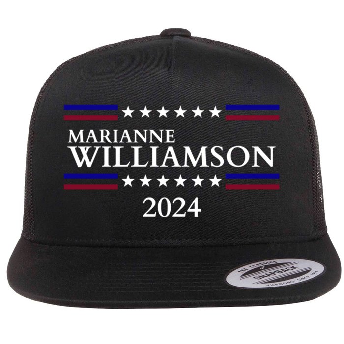 Marianne Williamson 2024 For President Election Flat Bill Trucker Hat