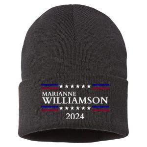 Marianne Williamson 2024 For President Election Sustainable Knit Beanie