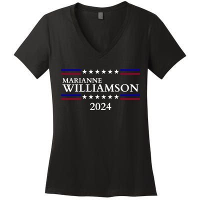 Marianne Williamson 2024 For President Election Women's V-Neck T-Shirt