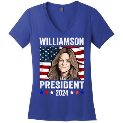 Marianne Williamson 2024 For President Election Women's V-Neck T-Shirt