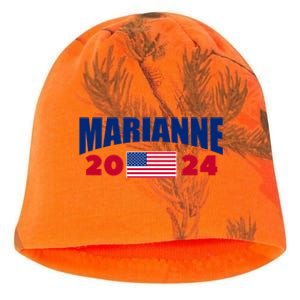 Marianne Williamson 2024 For President Election Kati - Camo Knit Beanie