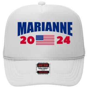 Marianne Williamson 2024 For President Election High Crown Mesh Back Trucker Hat