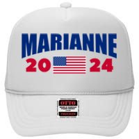 Marianne Williamson 2024 For President Election High Crown Mesh Back Trucker Hat