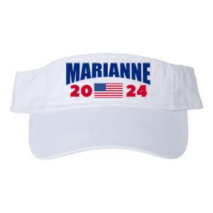 Marianne Williamson 2024 For President Election Valucap Bio-Washed Visor