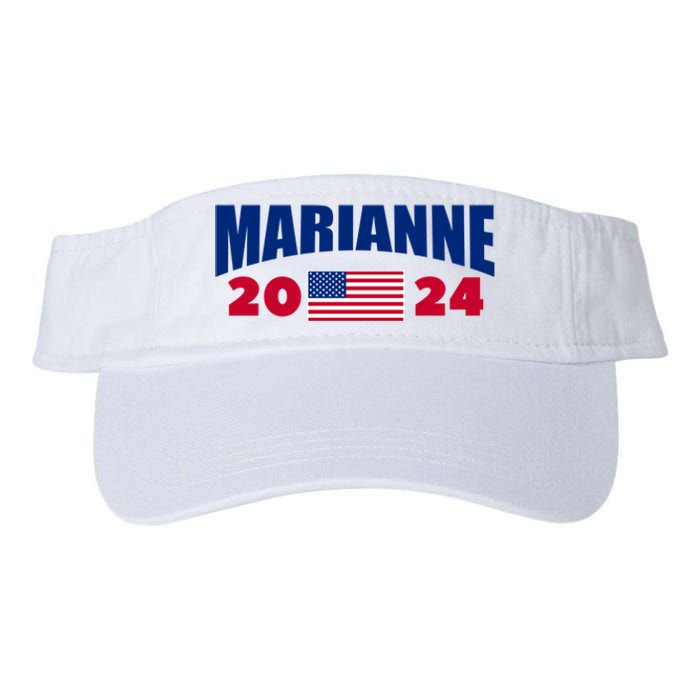 Marianne Williamson 2024 For President Election Valucap Bio-Washed Visor