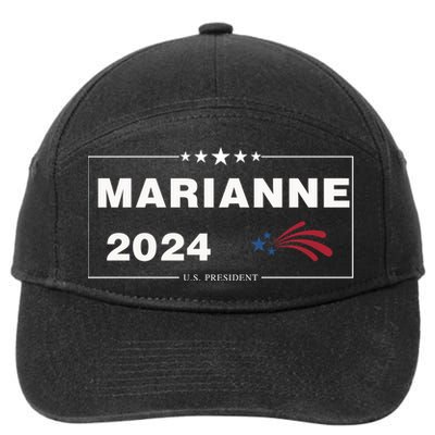 Marianne Williamson 2024 For President Election 7-Panel Snapback Hat