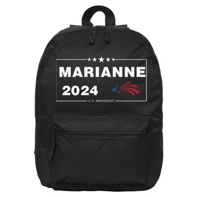 Marianne Williamson 2024 For President Election 16 in Basic Backpack