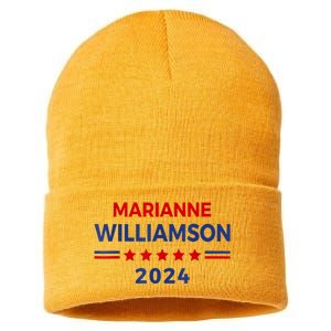 Marianne Williamson 2024 For President Election Campaign Sustainable Knit Beanie