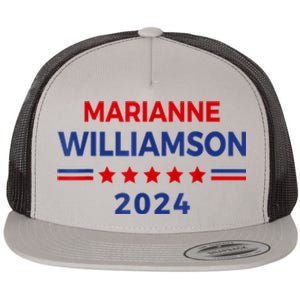 Marianne Williamson 2024 For President Election Campaign Flat Bill Trucker Hat