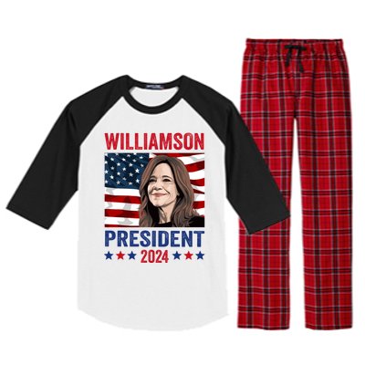 Marianne Williamson 2024 For President Election Campaign Raglan Sleeve Pajama Set