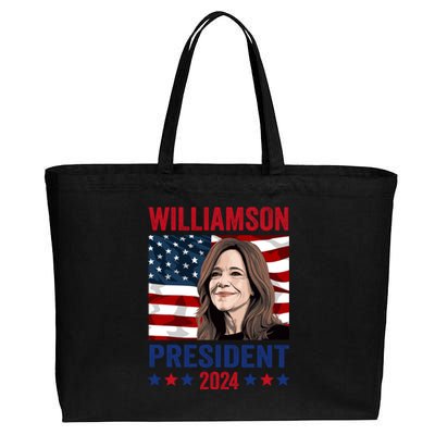 Marianne Williamson 2024 For President Election Campaign Cotton Canvas Jumbo Tote