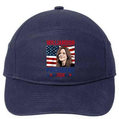 Marianne Williamson 2024 For President Election Campaign 7-Panel Snapback Hat