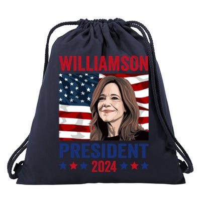 Marianne Williamson 2024 For President Election Campaign Drawstring Bag