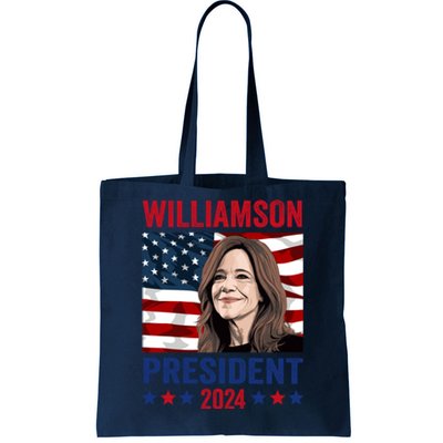 Marianne Williamson 2024 For President Election Campaign Tote Bag