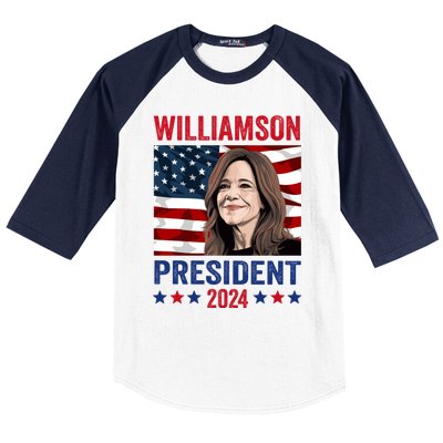 Marianne Williamson 2024 For President Election Campaign Baseball Sleeve Shirt